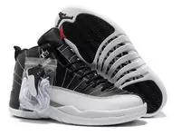 chaussure man classic jordan 12 air 2013 style exquis new black white